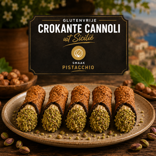 Cannoli croccante pistacchio (pistache) 5 st. glutenvrij