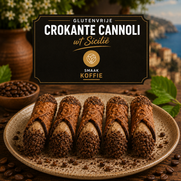 Cannoli croccante caffe (koffie) 5 st. glutenvrij
