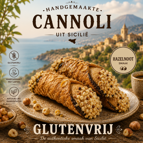 Cannoli croccante nocciola (hazelnoot) 5 st. glutenvrij