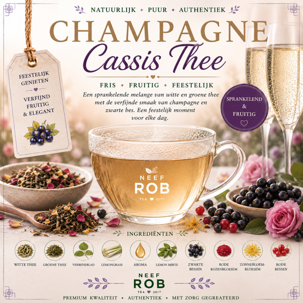 Witte thee Champagne cassis