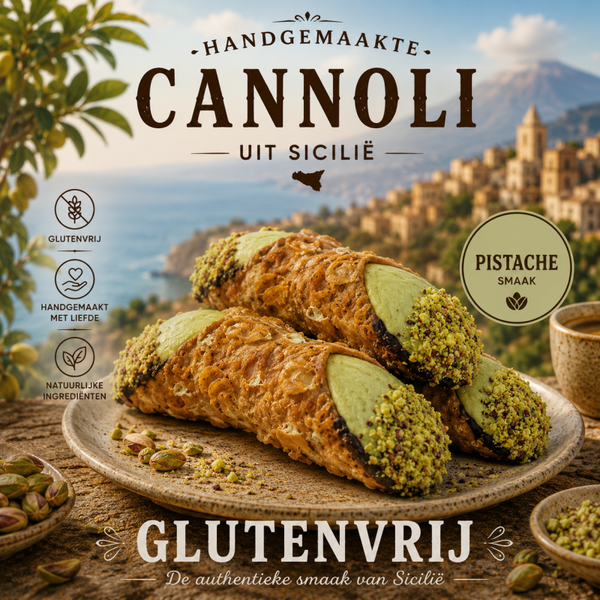 Cannoli croccante pistacchio (pistache) 5 st. glutenvrij