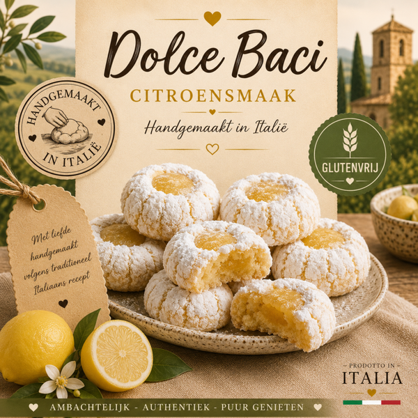 Dolci Baci amandelkoekjes met citroen per (5 st.) glutenvrij