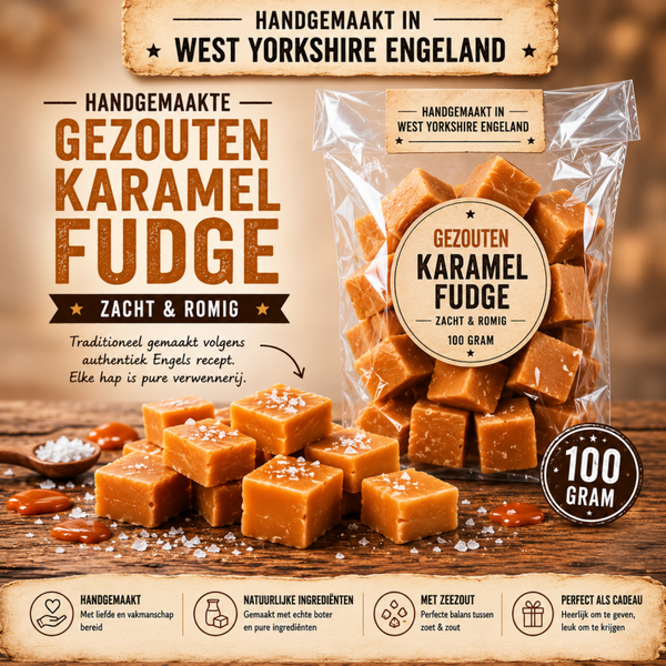 Fudge gezouten karamel smaak