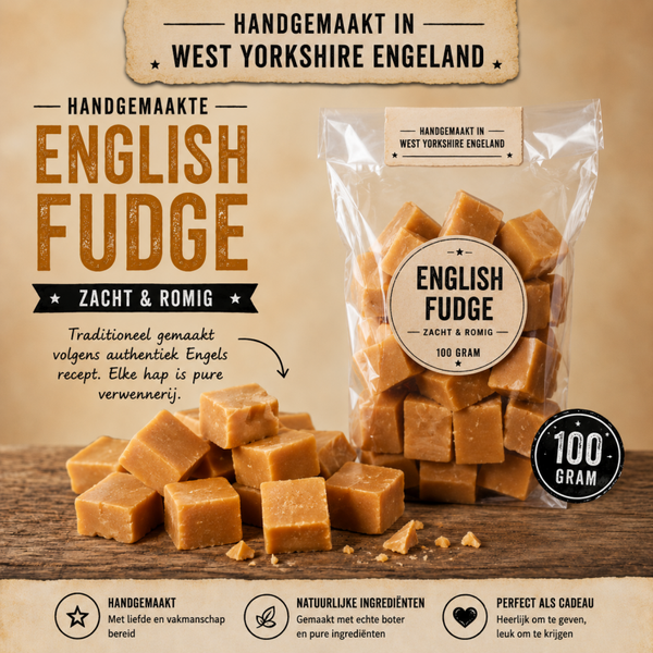 Fudge vanille smaak