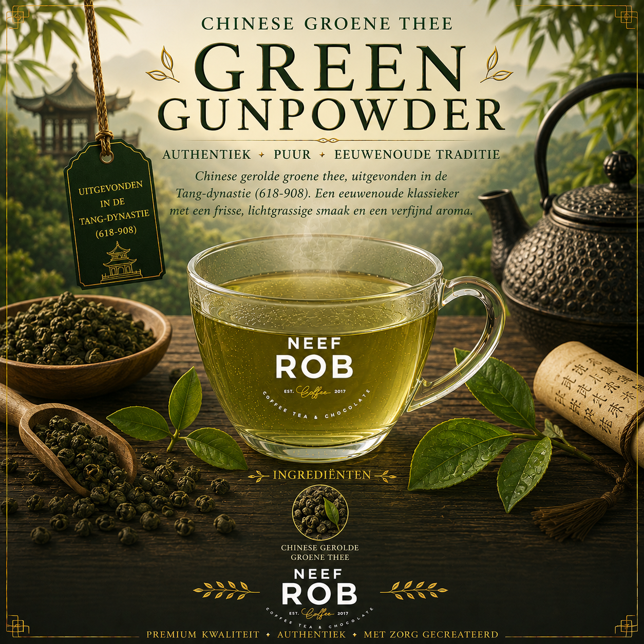Green gunpowder (groene thee)
