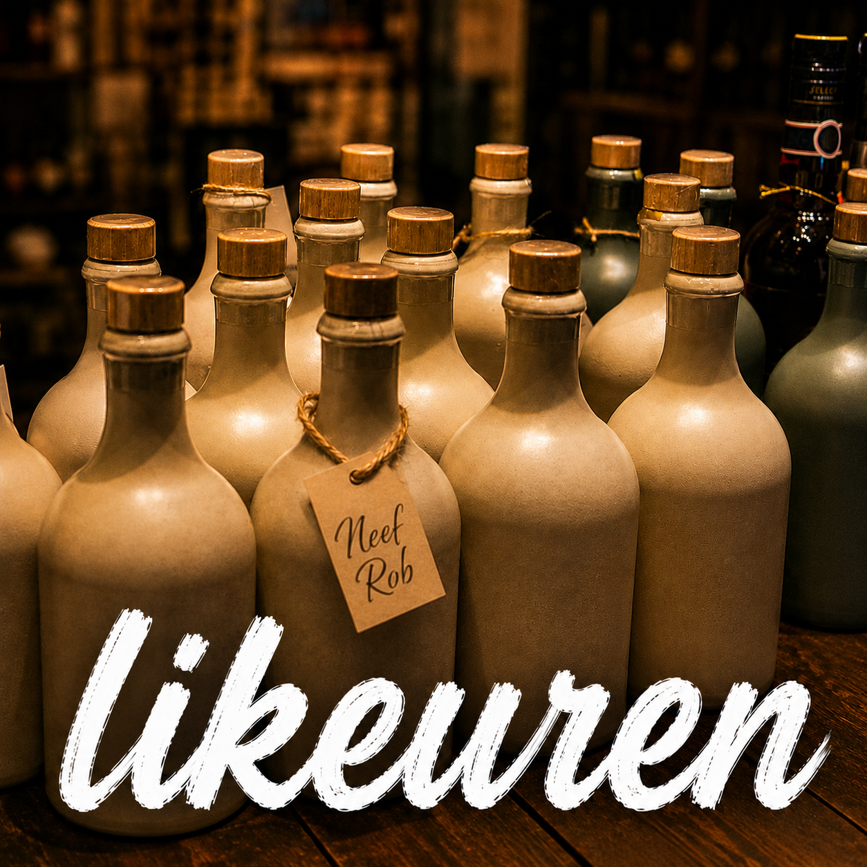 likeur neef rob kwebbelwater theewater handgemaakt