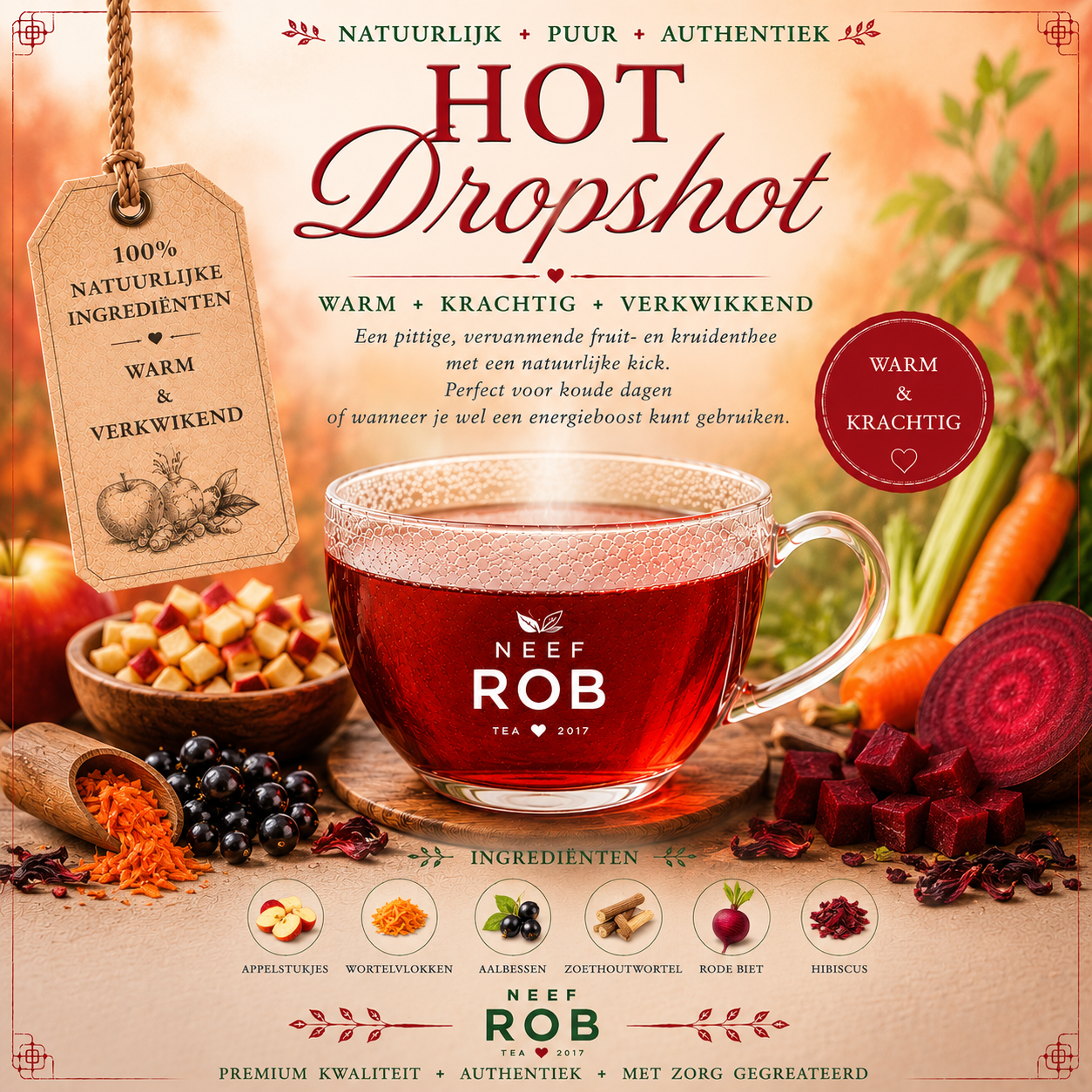 Hot Dropshot (kruidenthee)