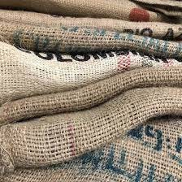 Lege Jute koffiezak groot en origineel