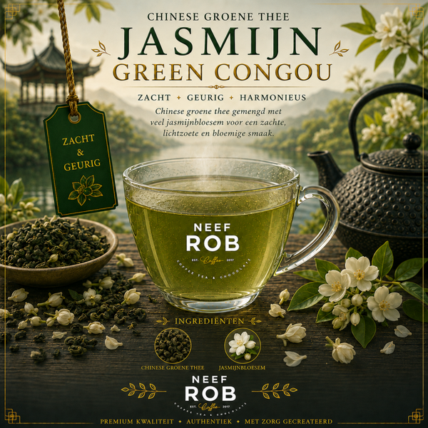 Jasmijnthee groen Congou (groene thee)