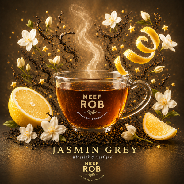 Jasmin Grey, jasmijn thee met Bergamot (groen)