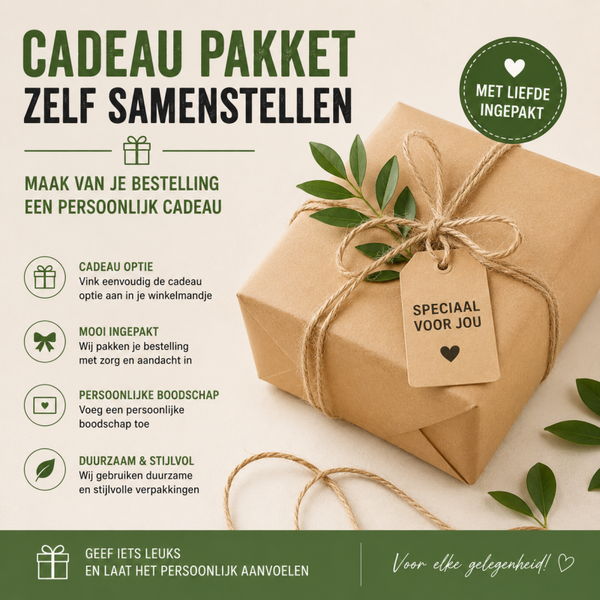 Kadopakket zelf samenstellen