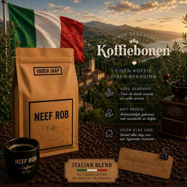 Koffie van vader Jaap (melange Italian style)