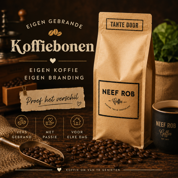 Koffie van tante Door (melange espresso en cappuccino)