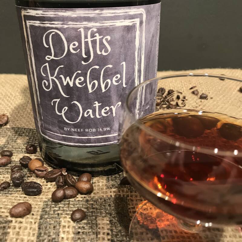 delfts kwebbelwater koffie likeur