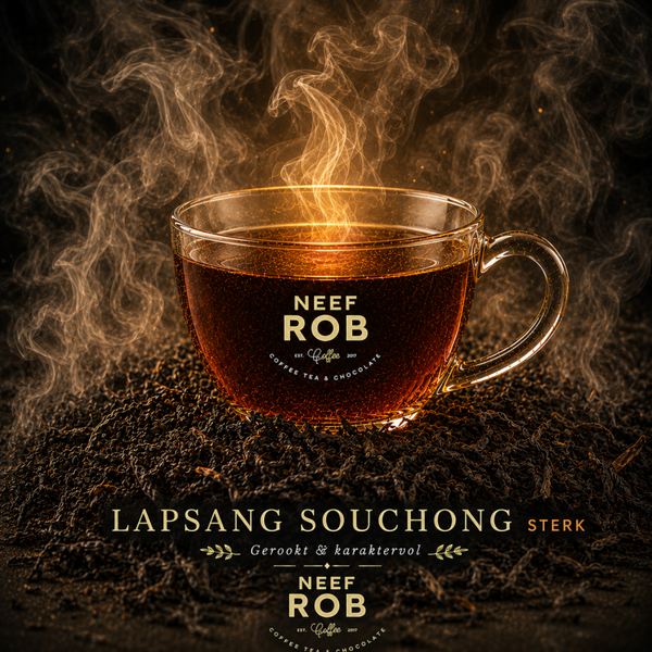 Lapsang Souchong sterk gerookt (zwarte thee met zware rook smaak)