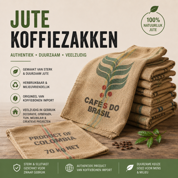 Lege Jute koffiezak groot en origineel