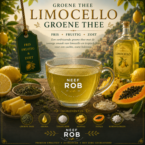 Limoncello thee, groene thee met fruit