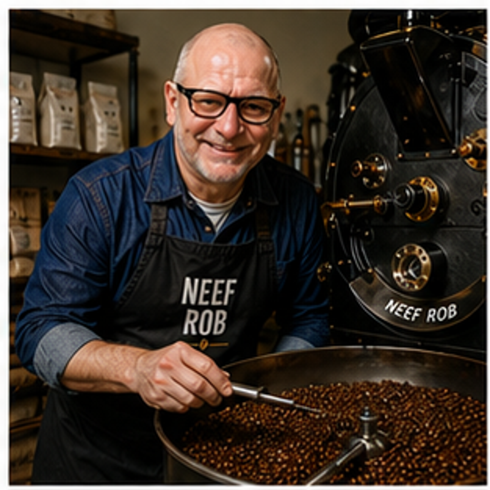 Koffie van neef Gerrit (cafeinevrij/decaf Arabica)