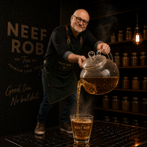 Robs eigen favoriet, een zwarte thee met veel lekkers (direct trade)