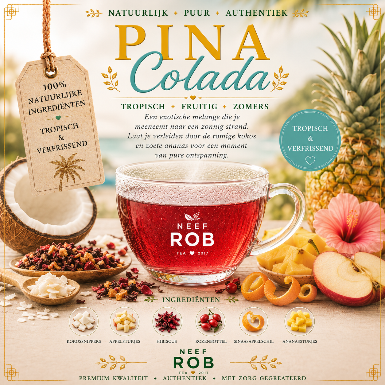 Pina Colada (fruitthee)