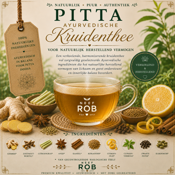 Pitta Ayurvedische kruidenthee voor natuurlijk herstellend vermogen