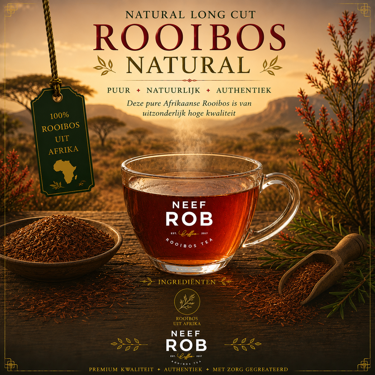 Rooibos naturel long cut