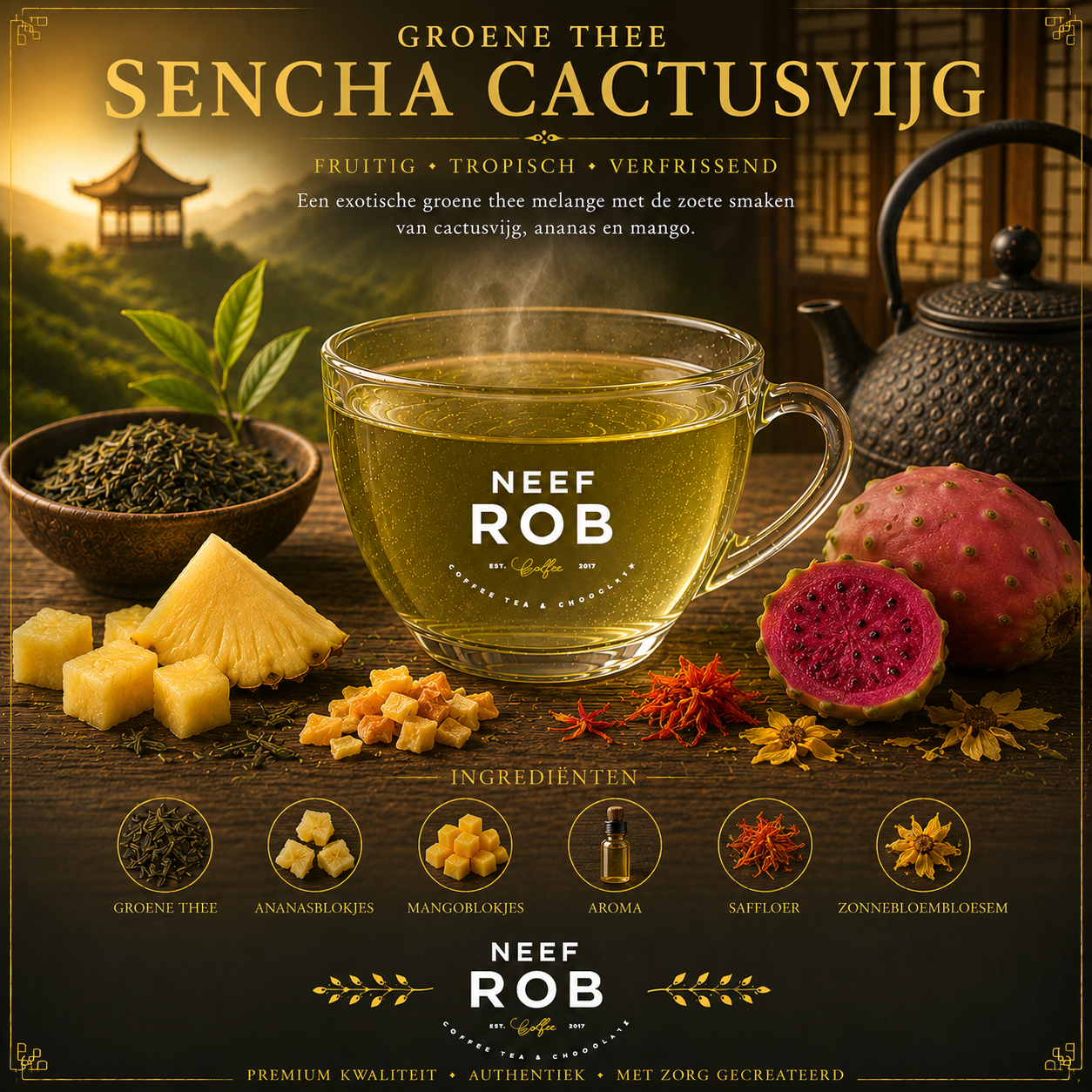 Sencha Cactusvijg (groene thee)