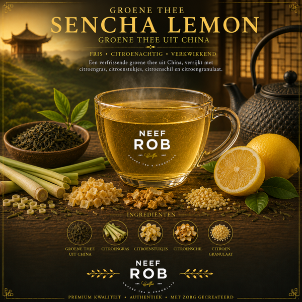 Sencha (groene thee) met lemon