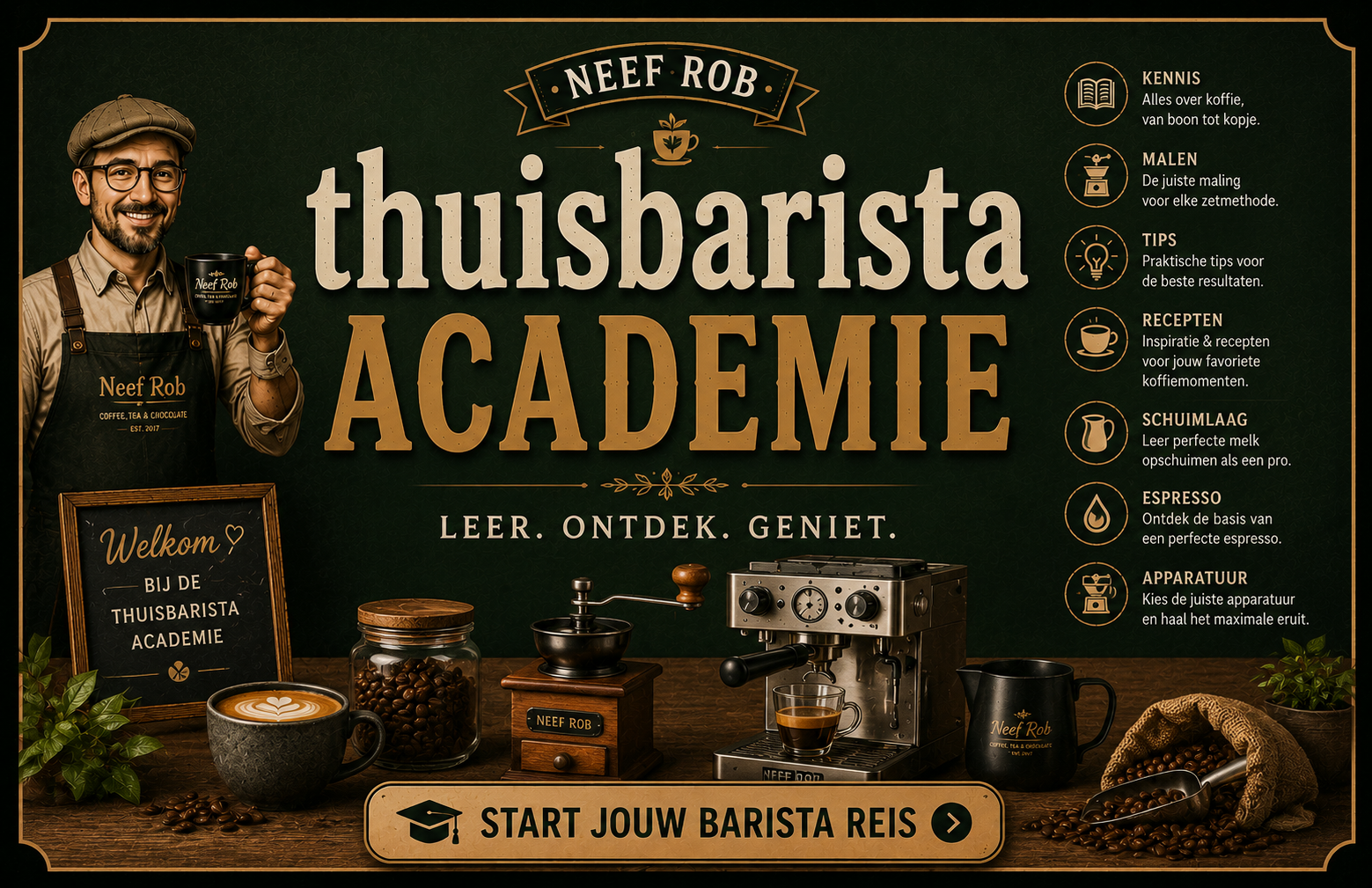 thuis barista recepten