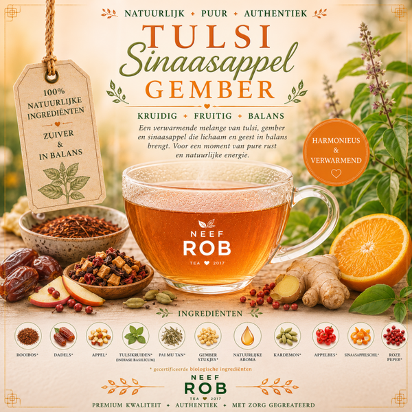 Tulsi sinaasappel gember BIO (fruit- en kruidenthee)