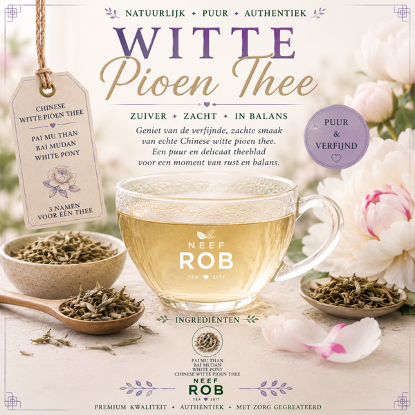 Witte Pioen thee, Pai Mu Than - White Peony uit China (BIO)