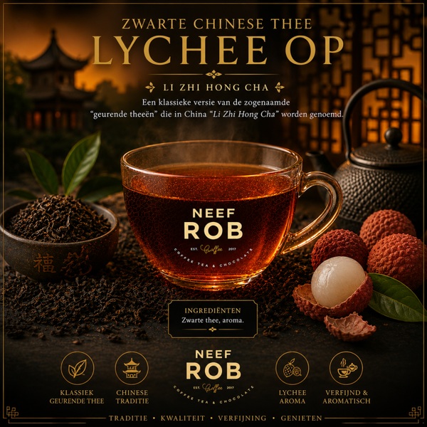 Zwarte thee met Lycee O.P. warm en koud te gebruiken