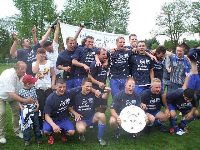 1. Männermannschaft - Staffelsieger der Saison 2007/08 und Aufstieg in die Kreisliga
