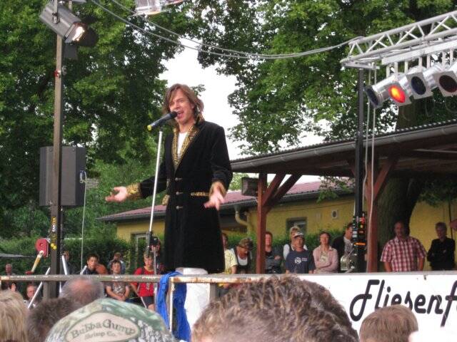 Jürgen Drews zu Gast beim 39. Pfingstturnier 2009 in Grüneberg