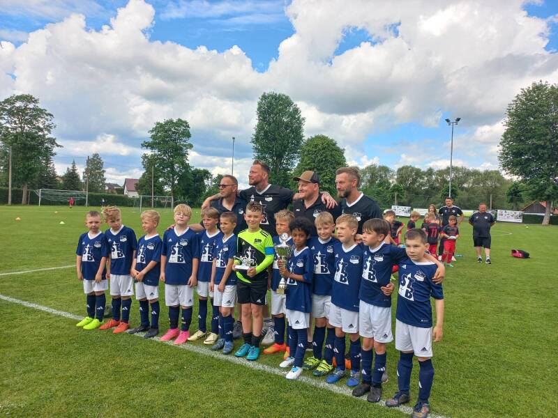 Unsere F-Jugend wurde Zweiter in ihrem Turnier