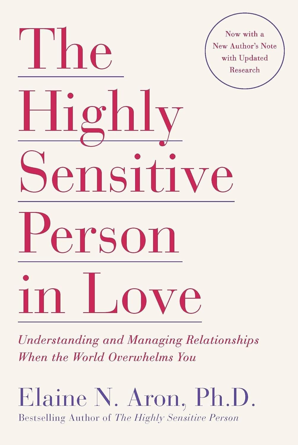 elaine aron the highly sensitive person in love