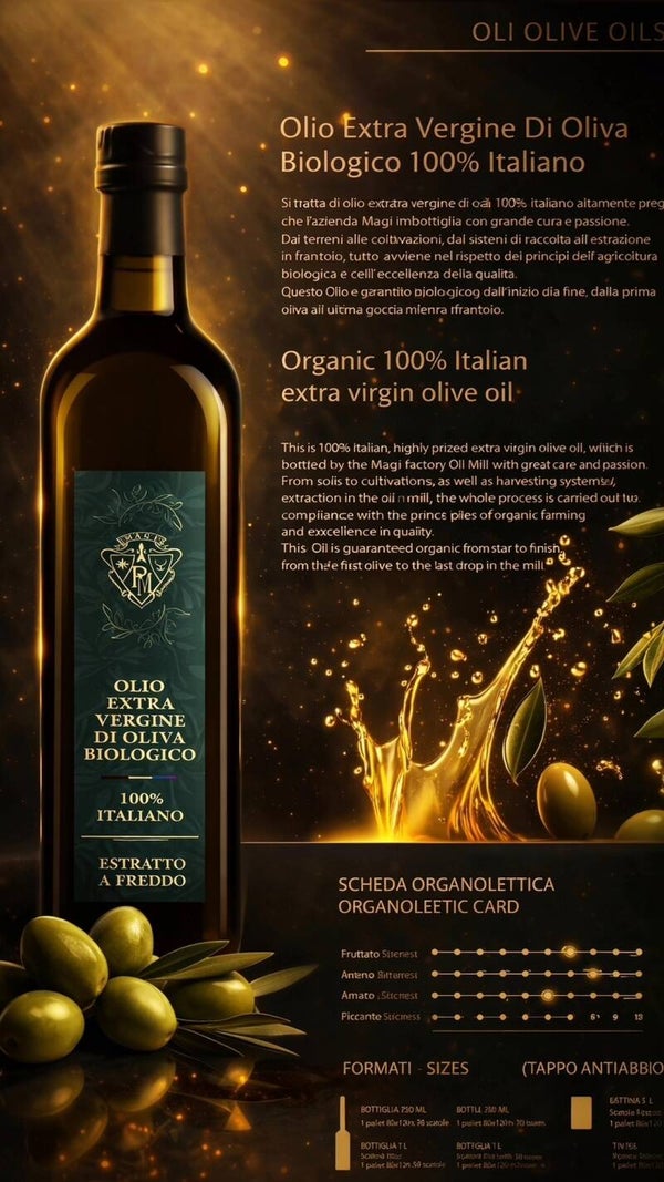 Olio Extravergine di oliva Magi Biologico Formato 50 cl