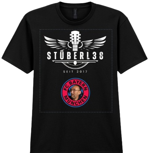 Stüberl38 - T Shirt 3 mit FCB Fan Emblem