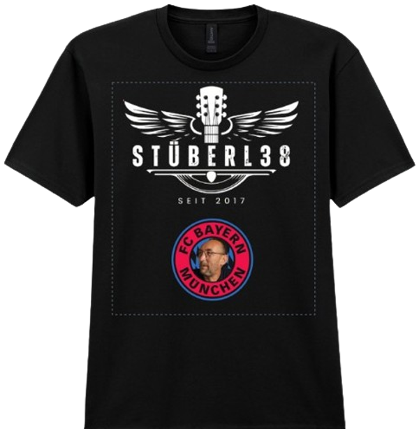 Stüberl38 - T Shirt 3 mit FCB Fan Emblem