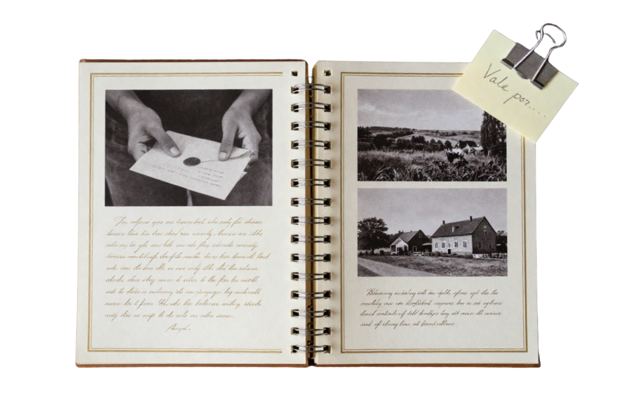 Libro de recuerdos personalizado con fotos familiares