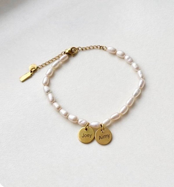 Parel Armband Met Naam
