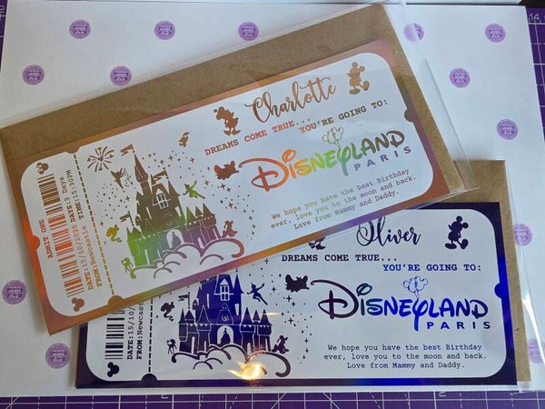 Foiled Gifting Surprise reveal Ticket