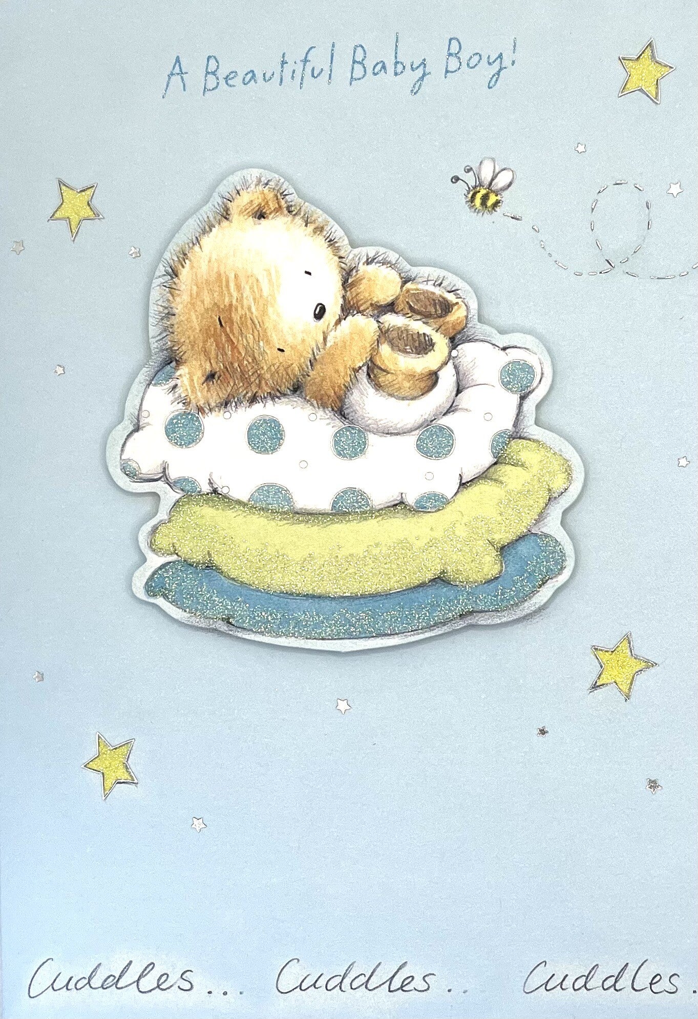 Birth Boy Card - A Beautiful Baby Boy!
