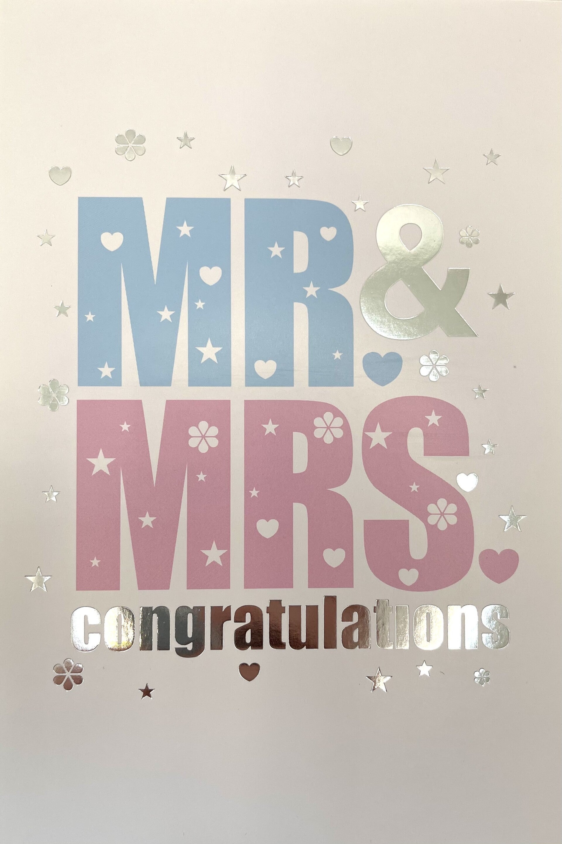 Wedding - Mr & Mrs congratulations