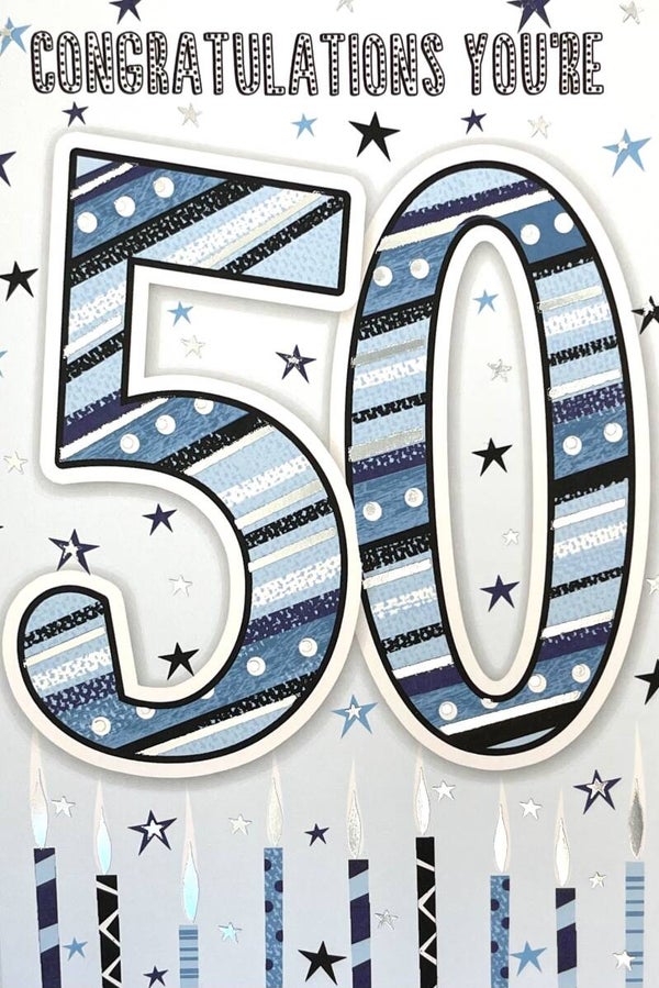 50th - Congratulations you're 50th