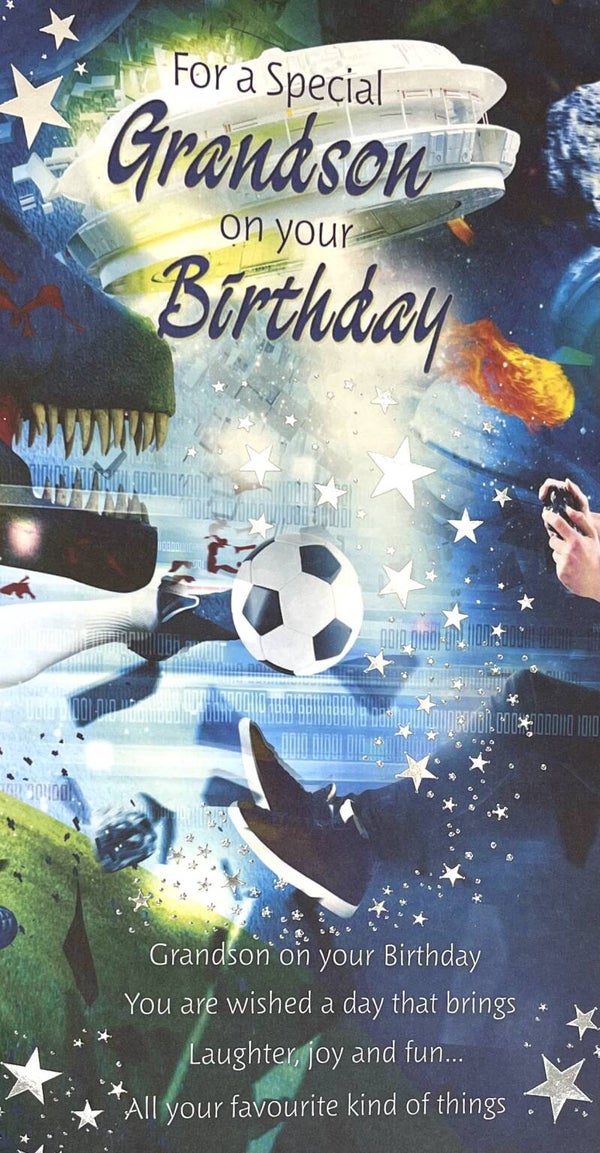 Grandson - For a Special Grandson on Your Birthday