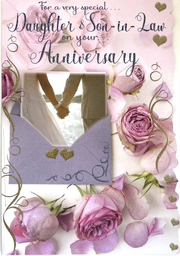 Anniversary Card - For a Very Special Daughter and Son-in-Law