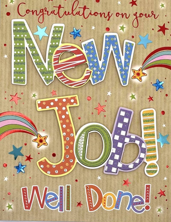 Congratulations on your New Job! Well Done!