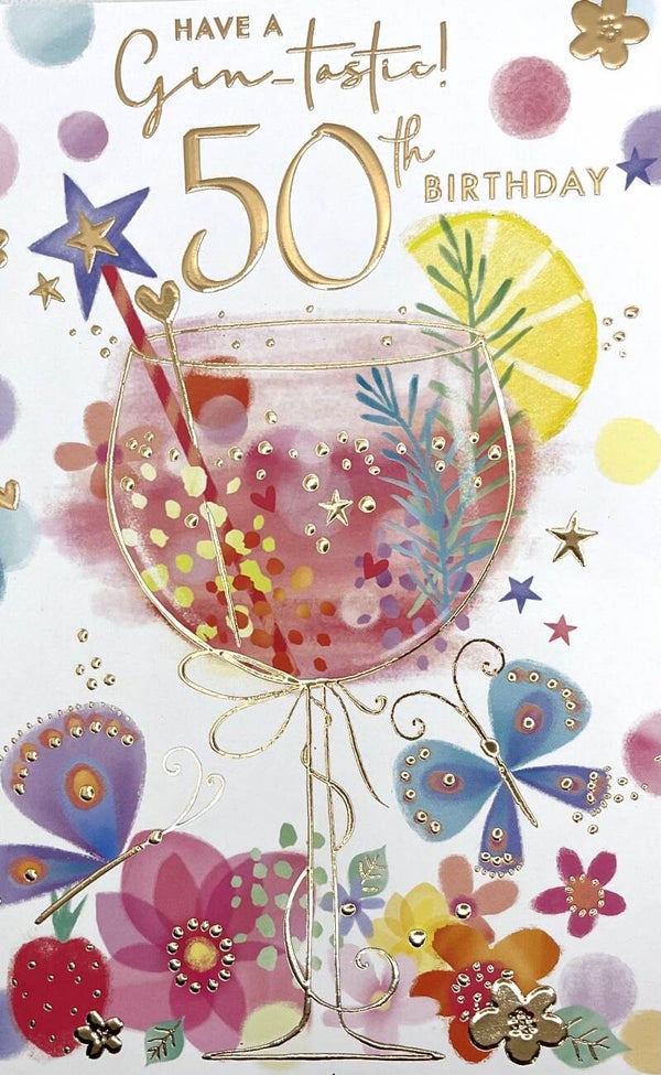 50th - Have a Gin-tastic 50th birthday