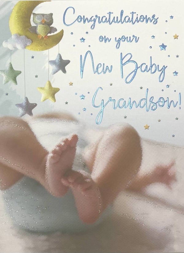 Birth - Congratulations on your new baby grandson